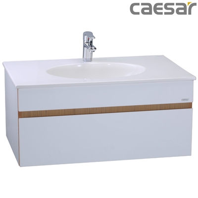 Chậu rửa Lavabo Caesar LF5026 + Tủ lavabo EH05026 DDV