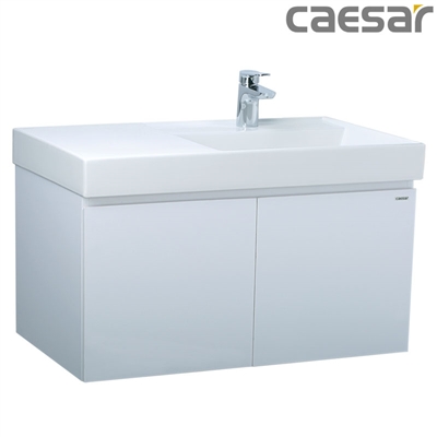 Chậu rửa Lavabo Caesar LF5384 + Tủ lavabo EH05384A